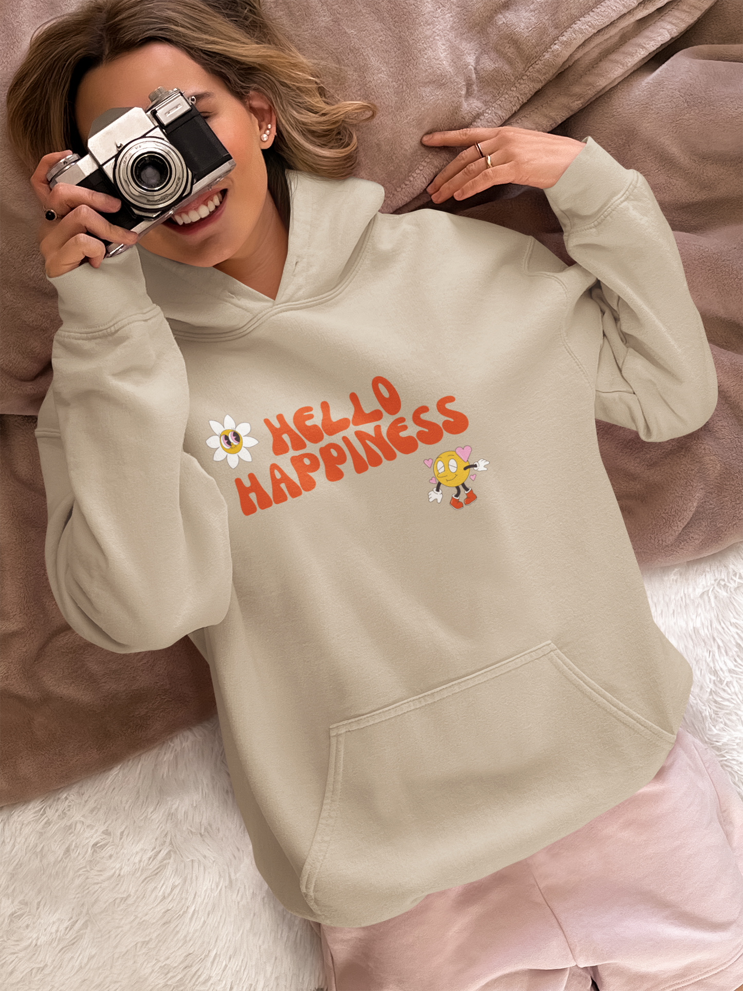 Hello Happiness Hoodie